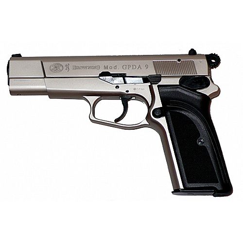 Pistolet d'alarme Umarex Browning GPDA Nickele 9mm blanc