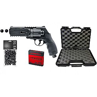 kit Revolver de défense UMAREX T4E GEN2 Cal.50 + 100 Billes + 5 CO² + Valise