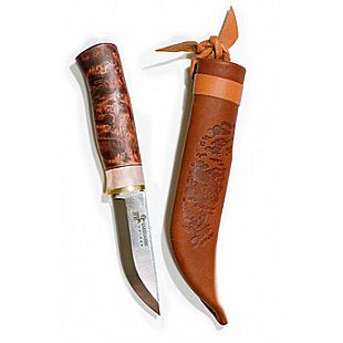 Couteau KARESUANDO Algen 8cm XC100 Bouleau/bois de renne