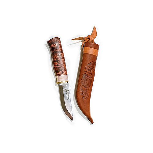 Couteau KARESUANDO Algen 8cm XC100 Bouleau/bois de renne