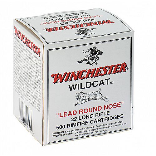 Munitions 22 Lr - Winchester - Cartouches 22Lr Wildcat /500