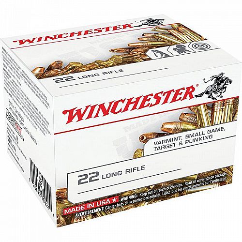 Munitions 22 Lr  - Winchester - Cartouches  235 HP HV / 2350