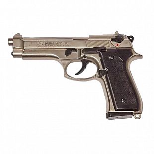 Pistolet d'alarme Bruni Model 92FS Chromé 9mm